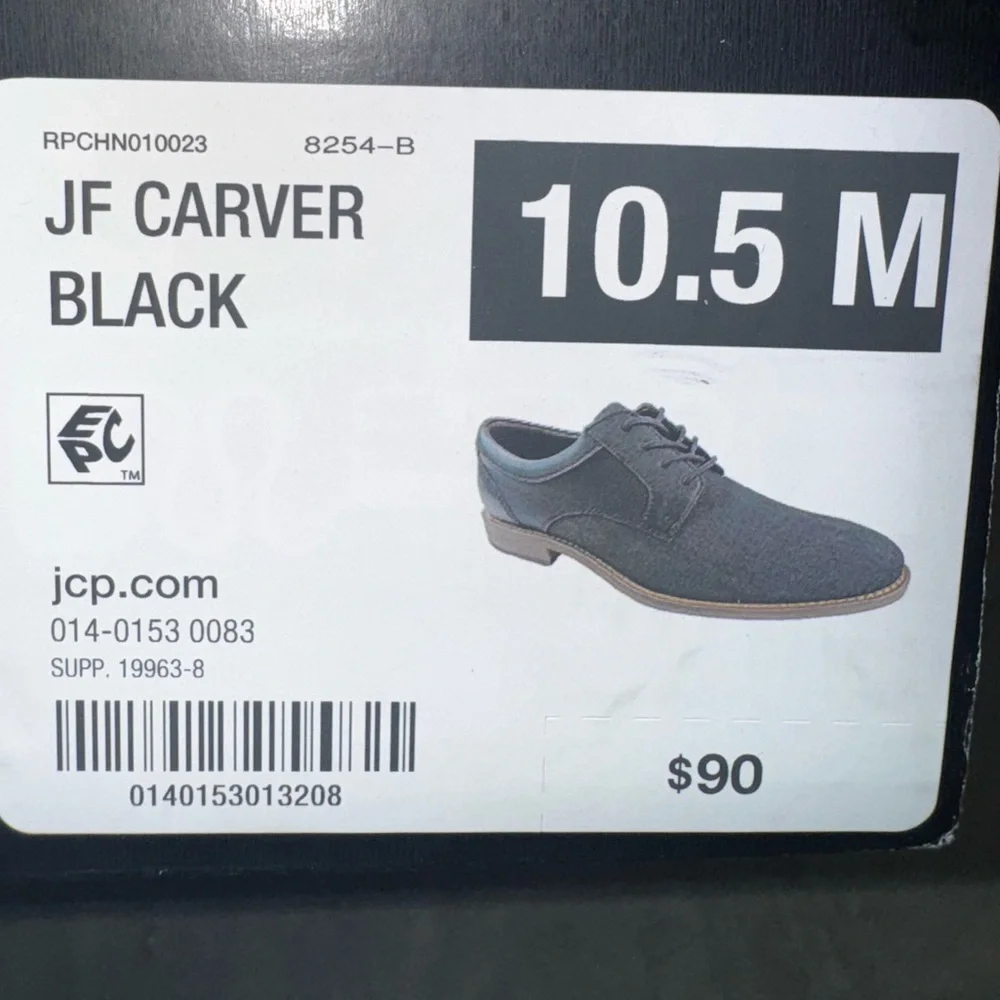 Classic Black Men's Oxford Shoes